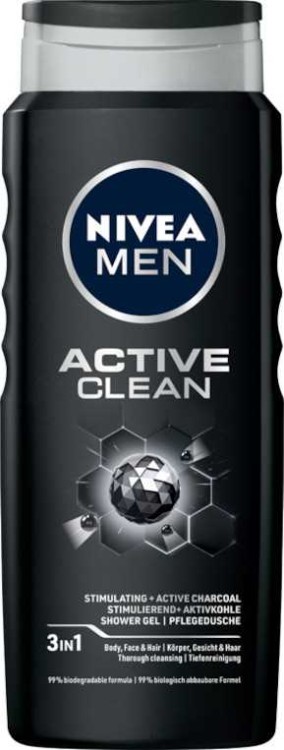 Nivea Men Active Clean Żel pod Prysznic 500ML