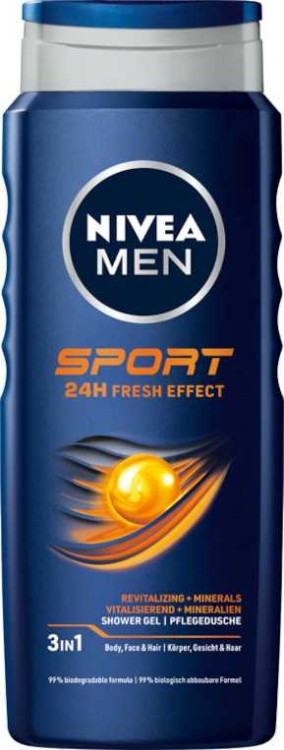 Nivea Men Sport 24H Fresh Effect  Żel pod Prysznic 500ML