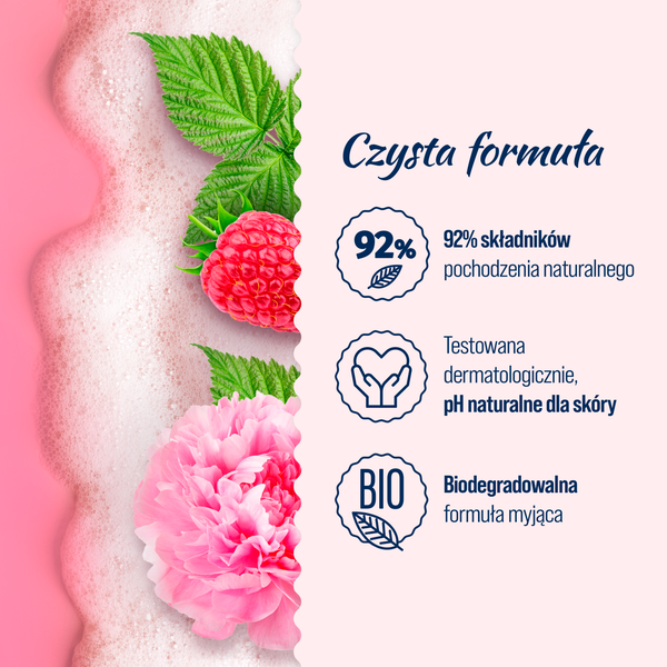Le Petit Marseillais Malina i Piwonia Żel pod prysznic 400ml