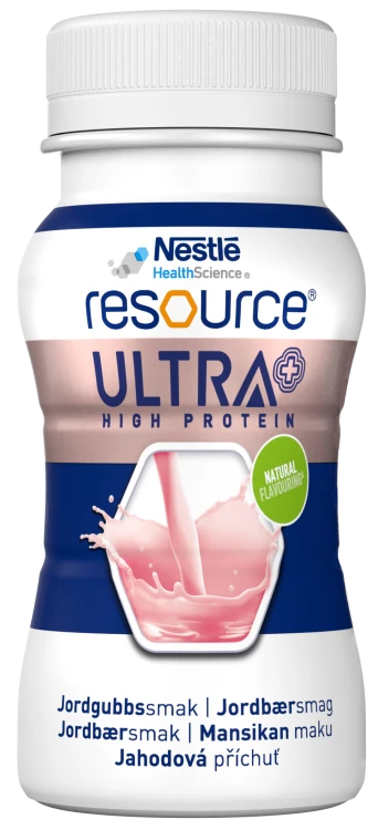 Resource® Ultra+ 200 ml, płyn Truskawka 4x200ml