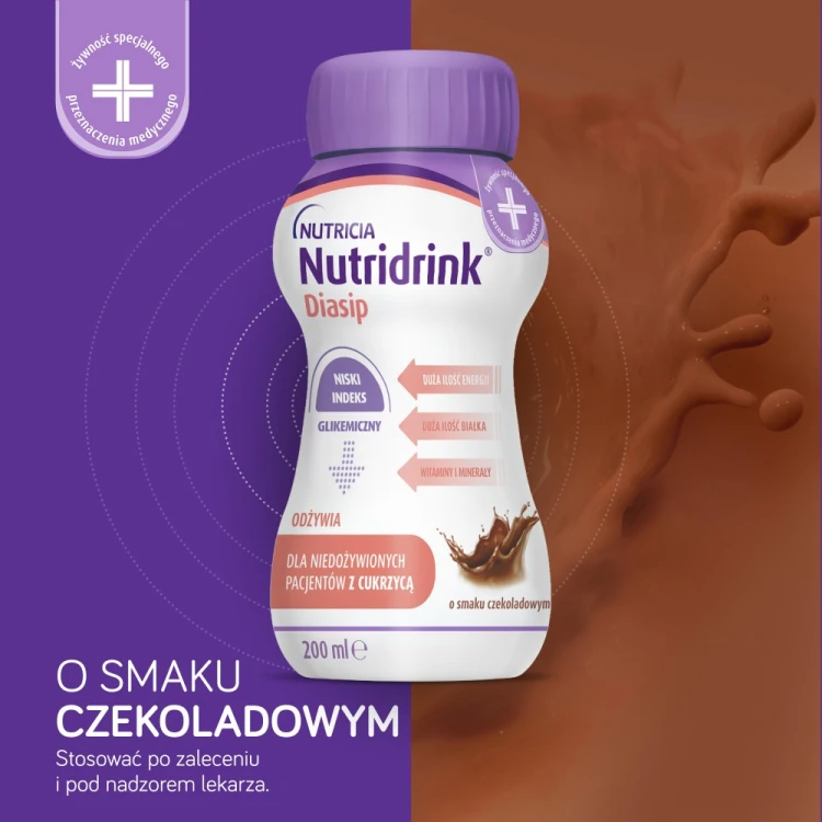 Nutridrink Diasip o sm.czekoladowym 4x200ml