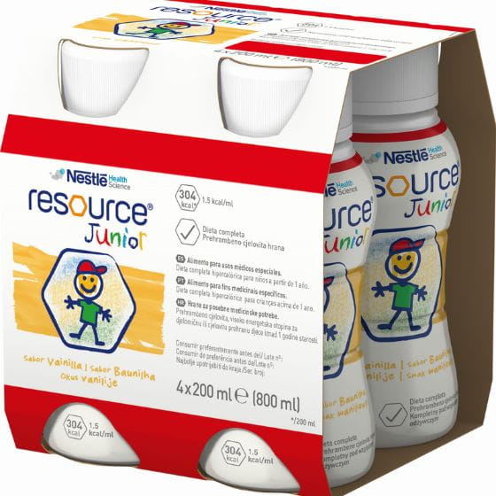 Resource JUNIOR wanilia 4x200ml