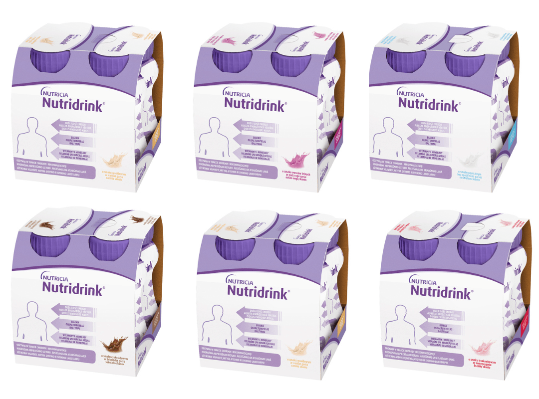 Nutridrink różne smaki (24 szt. x 125 ml)